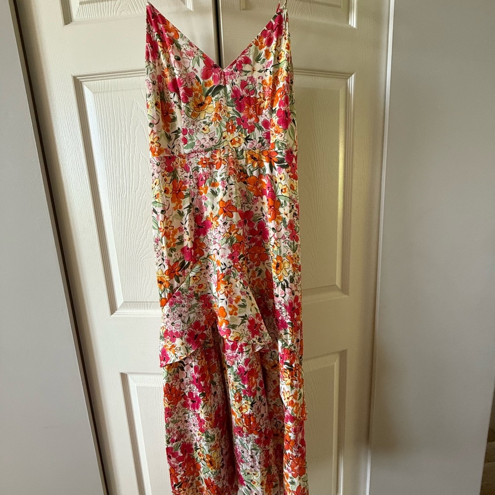 Dynamite Asymmetrical Floral Dress